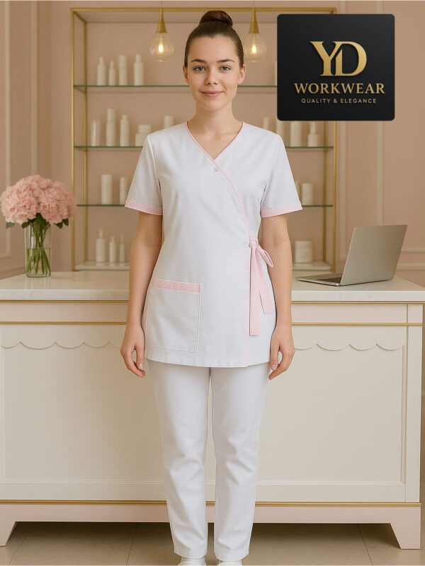 Ženski medicinski mantil na preklop Ženski medicinski mantil na preklop