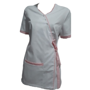 Ženski medicinski mantil na preklop