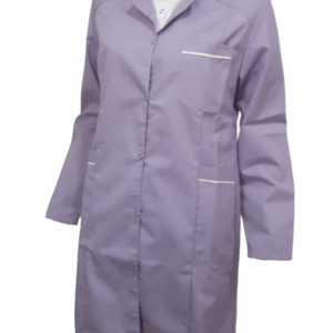Ženski radni mantil u ljubičastoj boji